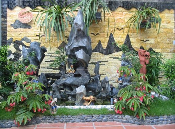 Nơi chuyên làm mẫu hòn non bộ trang trí tết đẹp, ấn tượng