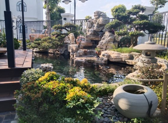 Nơi nhận thi công hòn non bộ giá tốt, chất lượng