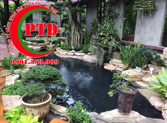 Nguyên tắc thiết kế hòn non bộ mini, tiểu cảnh thác nước đẹp