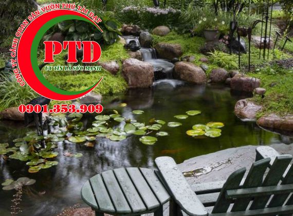 Những mẫu hòn non bộ hồ cá koi đẹp năm 2023