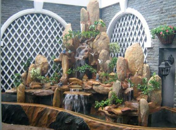 Thi công hòn non bộ thác nước Phú Nhuận chất lượng tốt nhất