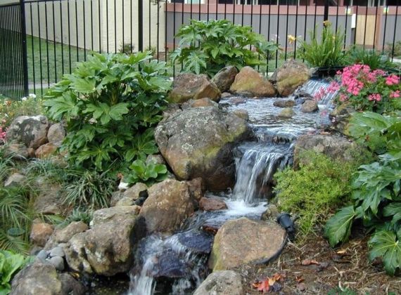 Các loại đá dùng cho hồ cá Koi sân vườn