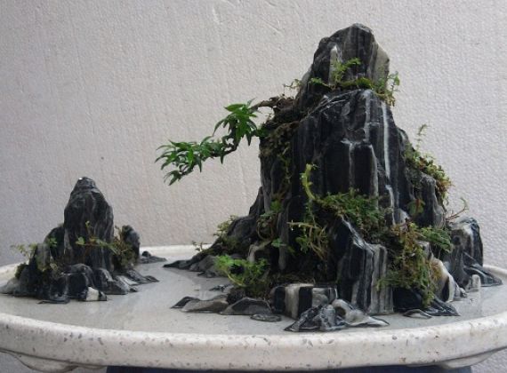 Hòn Non Bộ Mini có Thác Nước Đẹp - Sự kết hợp hài hòa trong phong thủy