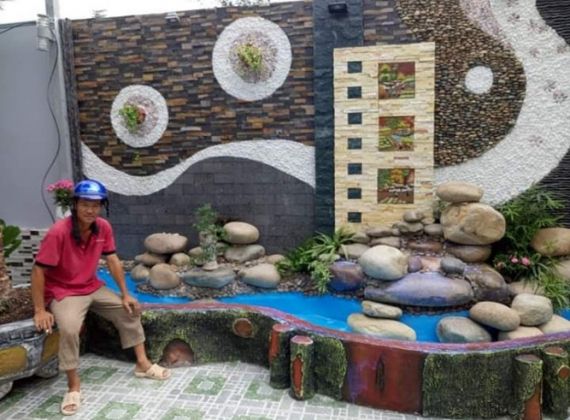 Nhận thiết kế tranh đá ngoài trời trọn gói với giá ưu đãi