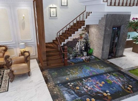 Kinh nghiệm vàng để thiết kế hồ cá Koi đẹp trong phòng khách