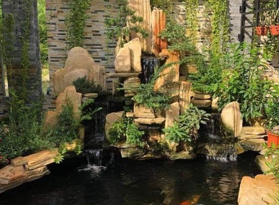 Dịch vụ thi công hòn non bộ cá koi uy tín, giá tốt tại TPHCM