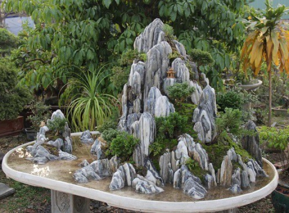 Chế tác hòn non bộ đẹp theo phong thủy