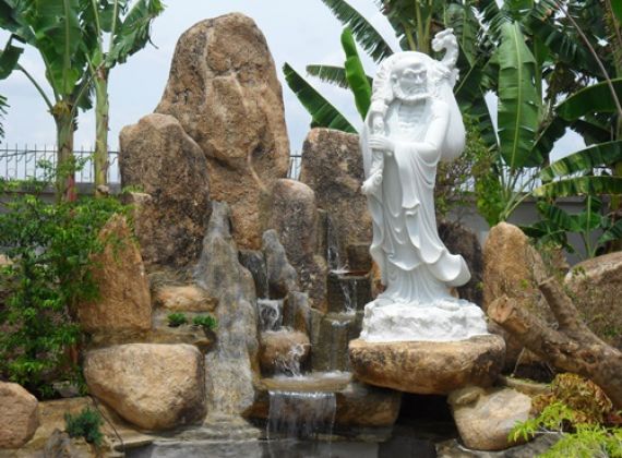 Cách Bố Trí Hòn Non Bộ Hợp Phong Thủy Trong Sân Vườn Tiểu Cảnh 