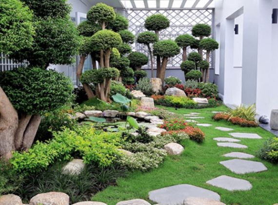 Những gợi ý thiết kế sân vườn cho ngôi nhà của bạn